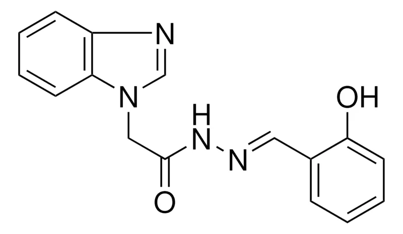 Sigma-Aldrich 2-BENZOIMIDAZOL-1-YL-ACETIC ACID (2-HYDROXY-BENZYLIDENE)-HYDRAZIDE,AldrichCPR