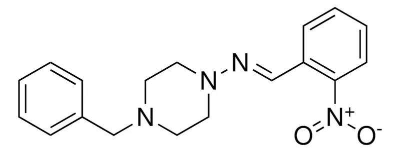 Sigma-Aldrich (4-BENZYL-PIPERAZIN-1-YL)-(2-NITRO-BENZYLIDENE)-AMINE,AldrichCPR