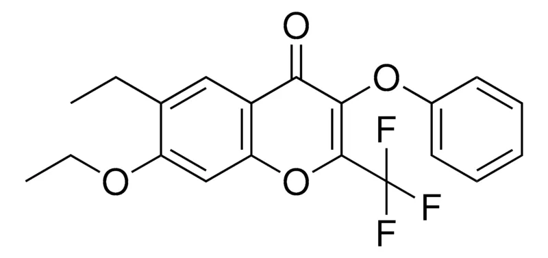 Sigma-Aldrich 7-ETHOXY-6-ETHYL-3-PHENOXY-2-TRIFLUOROMETHYL-CHROMEN-4-ONE,AldrichCPR