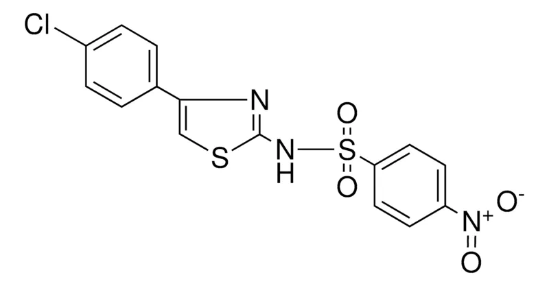 Sigma-Aldrich N-(4-(4-CHLORO-PHENYL)-THIAZOL-2-YL)-4-NITRO-BENZENESULFONAMIDE,AldrichCPR