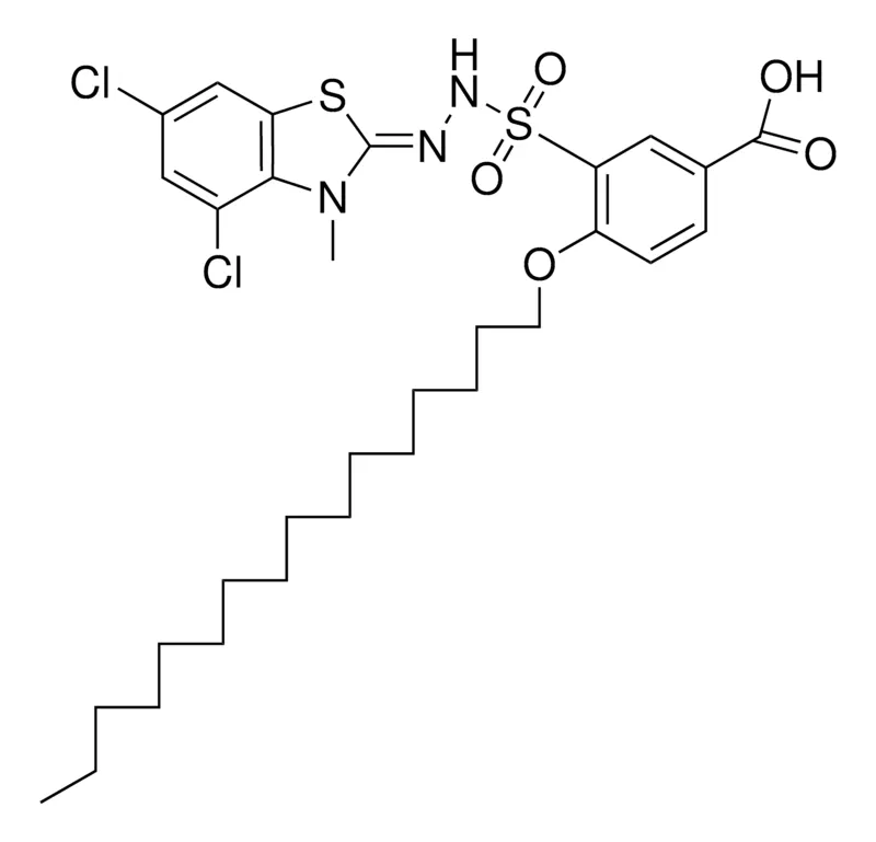 Sigma-Aldrich 4-(HEXADECYLOXY)-3-SULFOBENZOIC ACID 3-((4,6-DICHLORO-3-METHYL-2-BENZOTHIAZOLINY,AldrichCPR