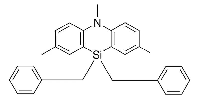 Sigma-Aldrich 10,10-DIBENZYL-5,10-DIHYDRO-2,5,8-TRIMETHYLPHENAZASILINE,AldrichCPR