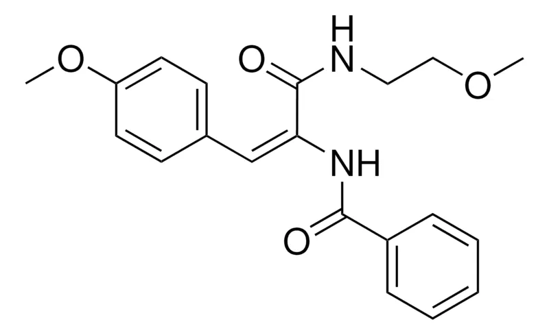 Sigma-Aldrich N-(1-(2-METHOXY-ETHYLCARBAMOYL)-2-(4-METHOXY-PHENYL)-VINYL)-BENZAMIDE,AldrichCPR