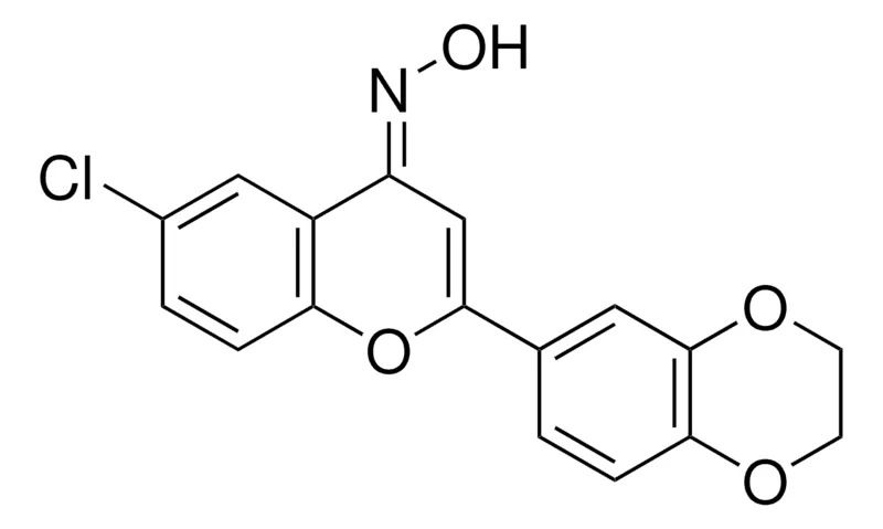 Sigma-Aldrich 6-CHLORO-2-(2,3-DIHYDRO-BENZO(1,4)DIOXIN-6-YL)-CHROMEN-4-ONE OXIME,AldrichCPR