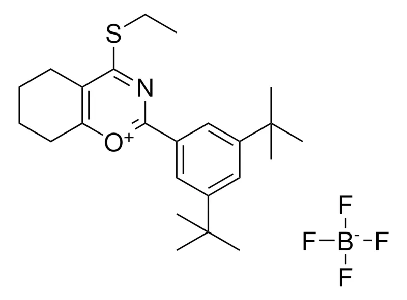 Sigma-Aldrich 2-(3,5-DITERT-BUTYLPHENYL)-4-(ETHYLSULFANYL)-5H,6H,7H,8H-1,3-BENZOXAZIN-1-IUM TETRAFLUOROBORATE,AldrichCPR