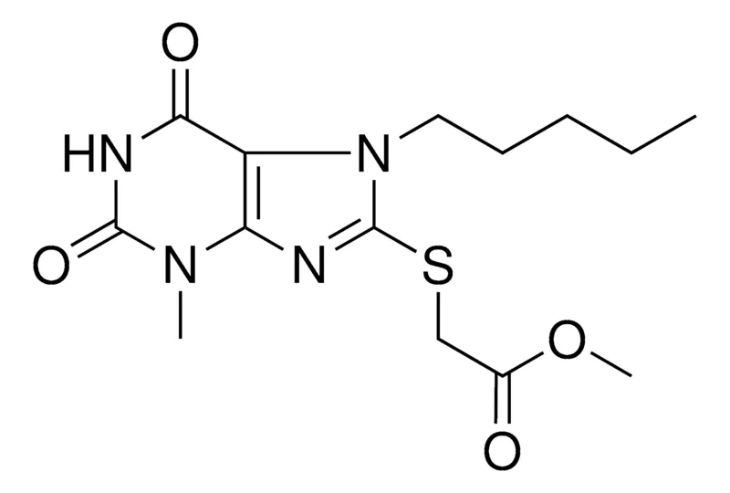 Sigma-Aldrich ME ((3-METHYL-2,6-DIOXO-7-PENTYL-2,3,6,7-TETRAHYDRO-1H-PURIN-8-YL)THIO)ACETATE,AldrichCPR