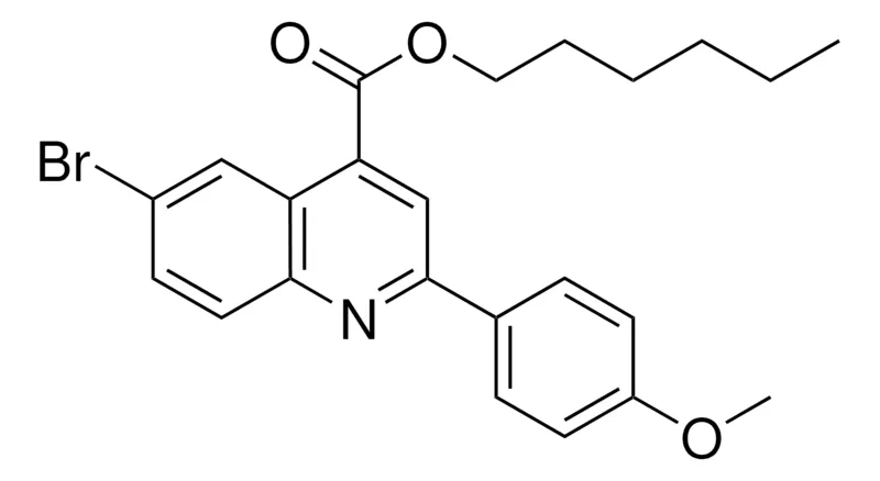 Sigma-Aldrich HEXYL 6-BROMO-2-(4-METHOXYPHENYL)-4-QUINOLINECARBOXYLATE,AldrichCPR