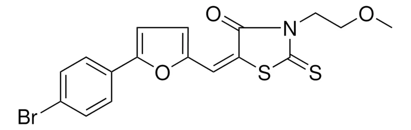 Sigma-Aldrich 5-((5-(4-BR-PH)-2-FURYL)METHYLENE)-3-(2-MEO-ET)-2-THIOXO-1,3-THIAZOLIDIN-4-ONE,AldrichCPR
