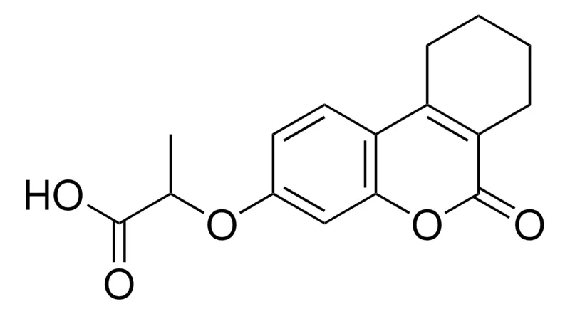 Sigma-Aldrich 2-(6-OXO-7,8,9,10-TETRAHYDRO-6H-BENZO(C)CHROMEN-3-YLOXY)-PROPIONIC ACID，AldrichCPR