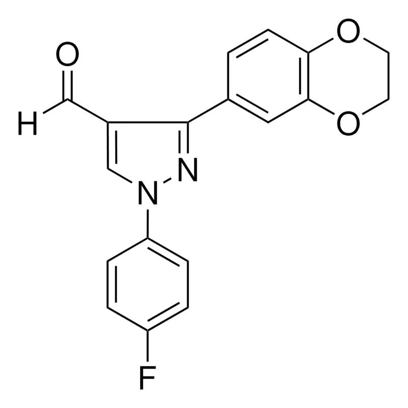 Sigma-Aldrich 3-(2,3-DIHYDRO-1,4-BENZODIOXIN-6-YL)-1-(4-FLUOROPHENYL)-1H-PYRAZOLE-4-CARBALDEHYDE,AldrichCPR