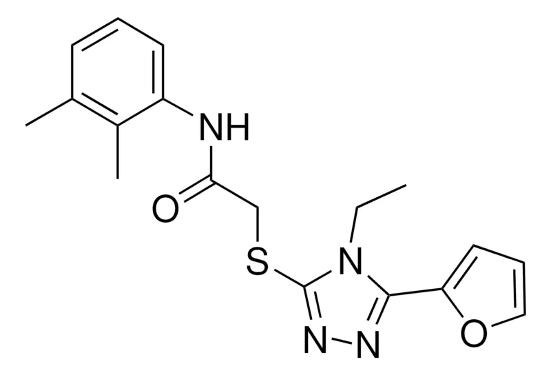 Sigma-Aldrich N-(2,3-DIMETHYLPHENYL)-2-((4-ET-5-(2-FURYL)-4H-1,2,4-TRIAZOL-3-YL)THIO)ACETAMIDE,AldrichCPR