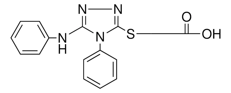 Sigma-Aldrich (4-PHENYL-5-PHENYLAMINO-4H-(1,2,4)TRIAZOL-3-YLSULFANYL)-ACETIC ACID,AldrichCPR