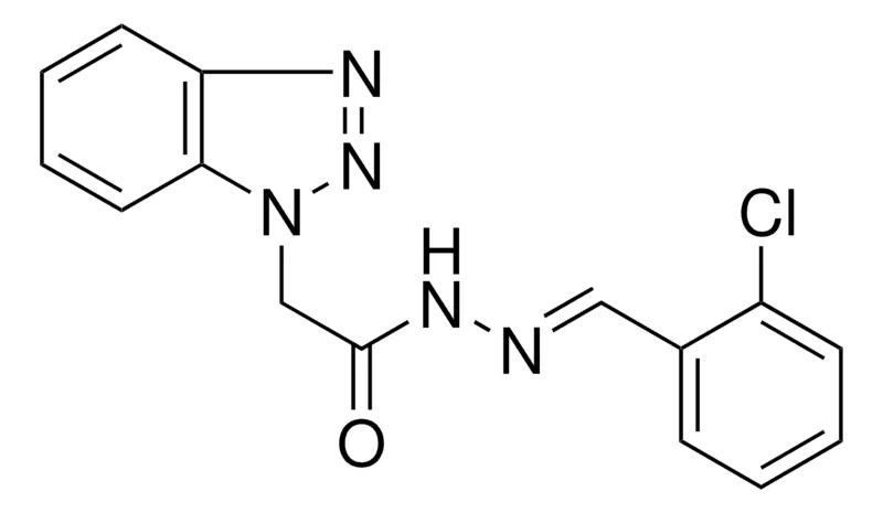 Sigma-Aldrich 2-BENZOTRIAZOL-1-YL-ACETIC ACID (2-CHLORO-BENZYLIDENE)-HYDRAZIDE,AldrichCPR
