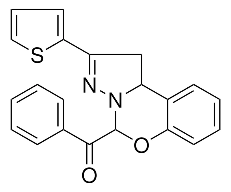 Sigma-Aldrich PH-(2-THIOPHEN-2-YL-2H-5-OXA-3,3A-DIAZA-CYCLOPENTA(A)NAPHTHALEN-4-YL)-METHANONE,AldrichCPR
