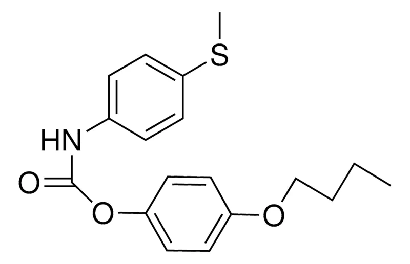 Sigma-Aldrich 4-BUTOXYPHENYL N-(4-(METHYLTHIO)PHENYL)CARBAMATE,AldrichCPR