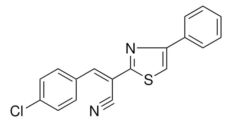 Sigma-Aldrich 3-(4-CHLORO-PHENYL)-2-(4-PHENYL-THIAZOL-2-YL)-ACRYLONITRILE,AldrichCPR