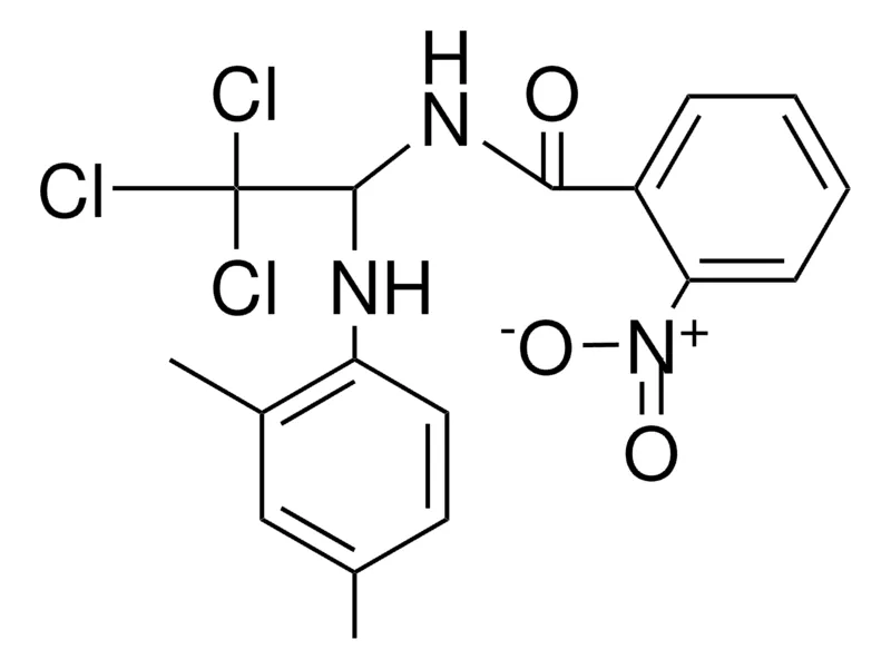 Sigma-Aldrich 2-NITRO-N-(2,2,2-TRICHLORO-1-(2,4-DIMETHYL-PHENYLAMINO)-ETHYL)-BENZAMIDE,AldrichCPR