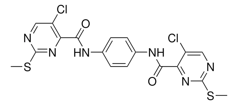 Sigma-Aldrich 5-CHLORO-N-[4-({[5-CHLORO-2-(METHYLSULFANYL)-4-PYRIMIDINYL]CARBONYL}AMINO)PHENYL]-2-(METHYLSULFANYL)-4-PYRIMIDINECARBOXAMIDE，AldrichCPR