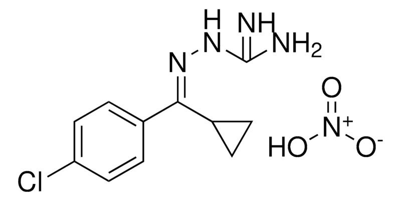 Sigma-Aldrich 1-((4-CHLORO-ALPHA-CYCLOPROPYLBENZYLIDENE)AMINO)GUANIDINE NITRATE,AldrichCPR