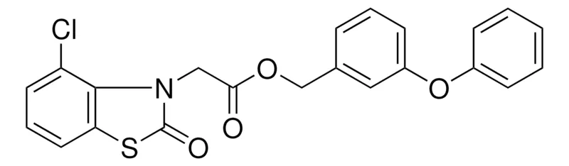 Sigma-Aldrich (4-CHLORO-2-OXO-BENZOTHIAZOL-3-YL)-ACETIC ACID 3-PHENOXY-BENZYL ESTER,AldrichCPR