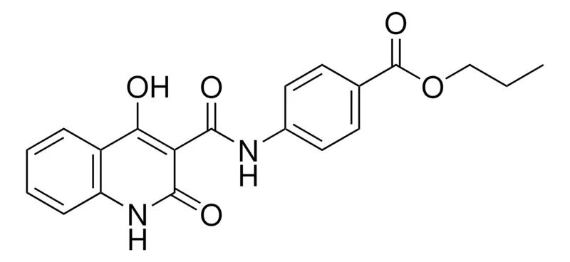 Sigma-Aldrich 4-((4-HO-2-OXO-1,2-2H-QUINOLINE-3-CARBONYL)-AMINO)-BENZOIC ACID PROPYL ESTER,AldrichCPR