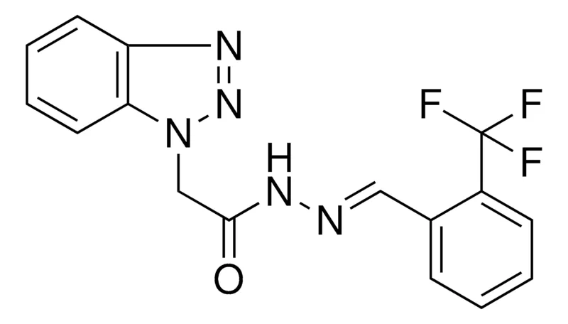 Sigma-Aldrich 2-BENZOTRIAZOL-1-YL-ACETIC ACID (2-TRIFLUOROMETHYL-BENZYLIDENE)-HYDRAZIDE,AldrichCPR