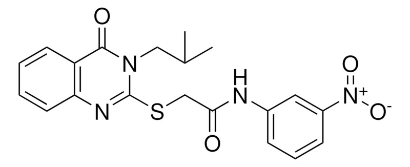 Sigma-Aldrich 2-(3-ISOBUTYL-4-OXO-3,4-2H-QUINAZOLIN-2-YLSULFANYL)-N-(3-NITRO-PHENYL)-ACETAMIDE,AldrichCPR