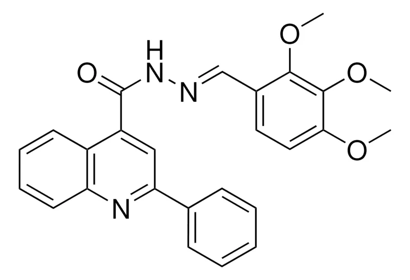 Sigma-Aldrich 2-PHENYL-QUINOLINE-4-CARBOXYLIC ACID (2,3,4-TRIMETHOXY-BENZYLIDENE)-HYDRAZIDE,AldrichCPR