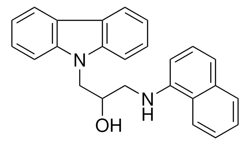 Sigma-Aldrich 1-CARBAZOL-9-YL-3-(NAPHTHALEN-1-YLAMINO)-PROPAN-2-OL,AldrichCPR
