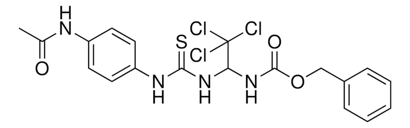 Sigma-Aldrich (1-(3-(4-ACETYLAMINO-PH)-THIOUREIDO)-2,2,2-TRI-CL-ET)-CARBAMIC ACID BENZYL ESTER，AldrichCPR