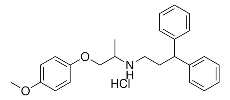 Sigma-Aldrich (3,3-DIPHENYL-PROPYL)-(2-(4-METHOXY-PHENOXY)-1-METHYL-ETHYL)-AMINE,HYDROCHLORIDE,AldrichCPR