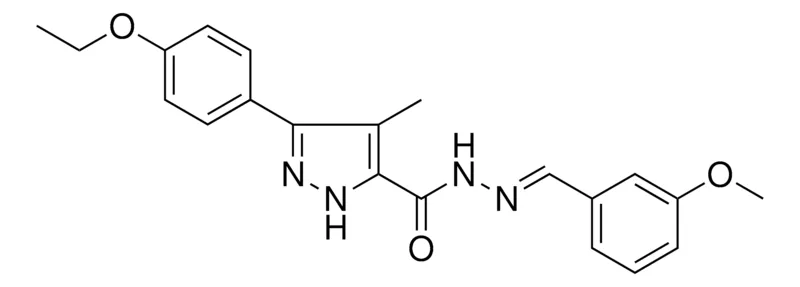 Sigma-Aldrich 5-(4-ETHOXY-PH)-4-ME-2H-PYRAZOLE-3-CARBOXYLIC ACID (3-MEO-BENZYLIDENE)-HYDRAZIDE,AldrichCPR