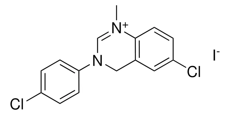 Sigma-Aldrich 6-CHLORO-3-(4-CHLOROPHENYL)-3,4-DIHYDRO-1-METHYLQUINAZOLINIUM IODIDE,AldrichCPR