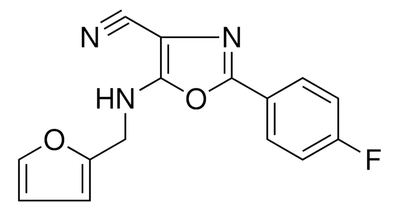 Sigma-Aldrich 2-(4-FLUOROPHENYL)-5-((2-FURYLMETHYL)AMINO)-1,3-OXAZOLE-4-CARBONITRILE，AldrichCPR