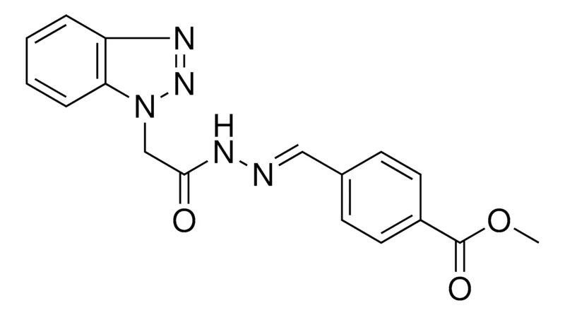 Sigma-Aldrich 4-((BENZOTRIAZOL-1-YL-ACETYL)-HYDRAZONOMETHYL)-BENZOIC ACID METHYL ESTER,AldrichCPR