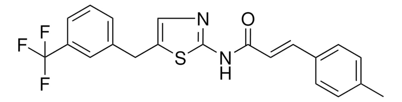 Sigma-Aldrich 3-(4-METHYLPHENYL)-N-(5-(3-(TRIFLUOROMETHYL)BENZYL)-1,3-THIAZOL-2-YL)ACRYLAMIDE,AldrichCPR