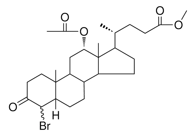 Sigma-Aldrich METHYL 12-ALPHA-ACETOXY-4-BROMO-3-OXO-5-BETA-CHOLAN-24-OATE，AldrichCPR