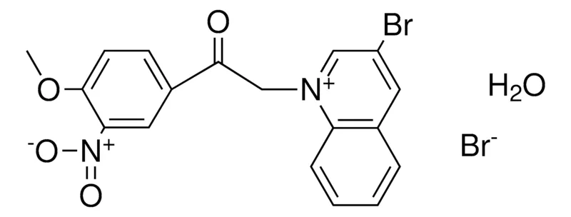 Sigma-Aldrich 3-BROMO-1-(-2-(4-METHOXY-3-NITRO-PHENYL)-2-OXO-ET)-QUINOLINIUM, BROMIDE HYDRATE,AldrichCPR