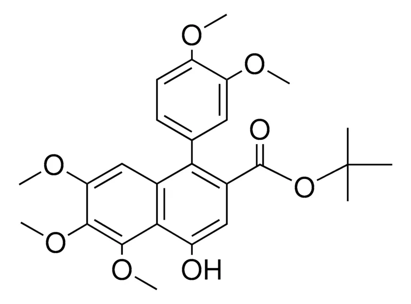 Sigma-Aldrich (DIMETHOXY-PH)-4-HO-5,6,7-TRIMETHOXY-NAPHTHALENE-2-CARBOXYLIC ACID TERT-BU ESTER,AldrichCPR