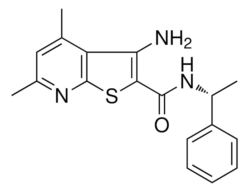 Sigma-Aldrich S-3-AMINO-4,6-DIMETHYL-THIENO(2,3-B)PYRIDINE-2-CARBOXYLIC ACID (1-PH-ETHYL)AMIDE，AldrichCPR
