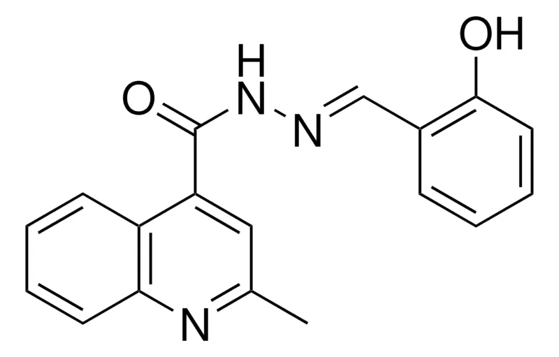 Sigma-Aldrich 2-METHYL-QUINOLINE-4-CARBOXYLIC ACID (2-HYDROXY-BENZYLIDENE)-HYDRAZIDE,AldrichCPR