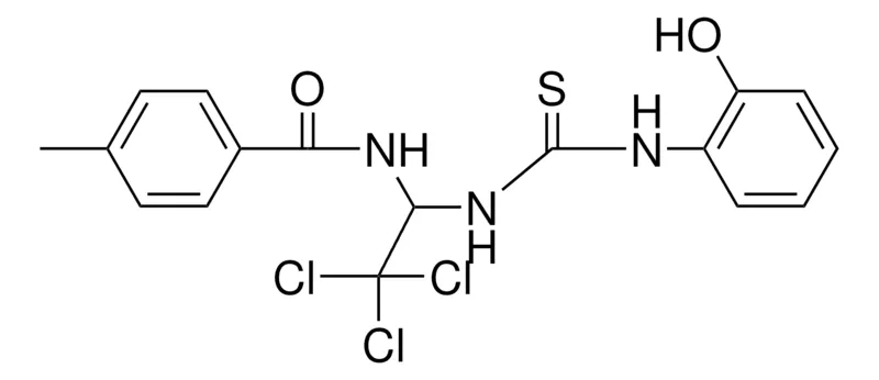 Sigma-Aldrich 4-METHYL-N-(2,2,2-TRICHLORO-1-(3-(2-HYDROXY-PHENYL)-THIOUREIDO)-ETHYL)-BENZAMIDE，AldrichCPR
