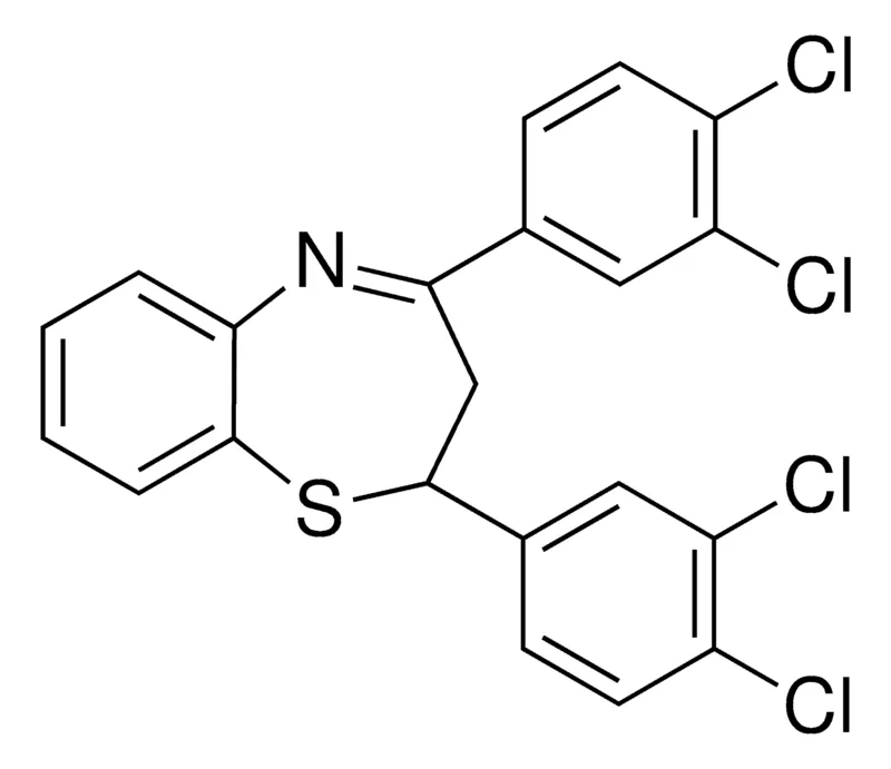 Sigma-Aldrich 2,4-BIS(3,4-DICHLOROPHENYL)-2,3-DIHYDRO-1,5-BENZOTHIAZEPINE,AldrichCPR