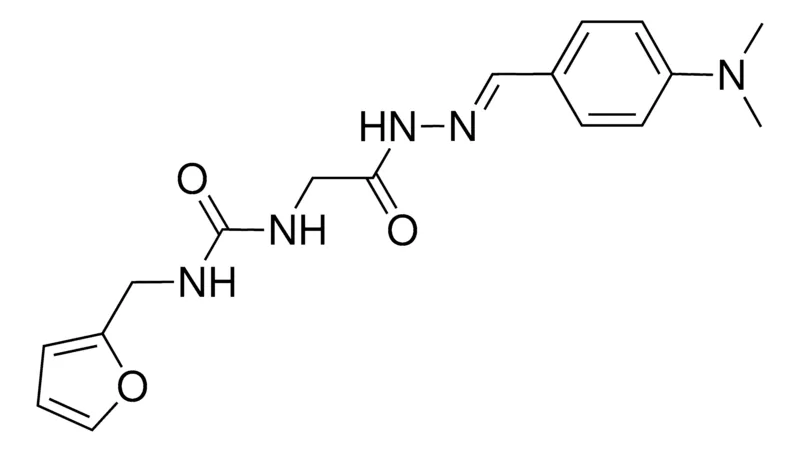 Sigma-Aldrich 2-(3-FURFURYLUREIDO)ACETIC (4-(DIMETHYLAMINO)BENZYLIDENE)HYDRAZIDE,AldrichCPR