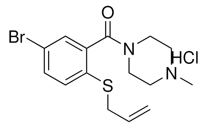 Sigma-Aldrich (2-ALLYLSULFANYL-5-BROMO-PH)-(4-ME-PIPERAZIN-1-YL)-METHANONE, HYDROCHLORIDE,AldrichCPR