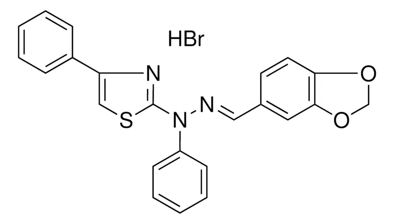 Sigma-Aldrich 1,3-BENZODIOXOLE-5-CARBALDEHYDE PHENYL(4-PHENYL-1,3-THIAZOL-2-YL)HYDRAZONE HYDROBROMIDE,AldrichCPR