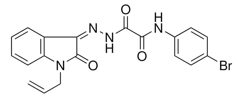 Sigma-Aldrich 2-(N'-(1-ALLYL-2-OXO-2H-INDOL-3-YLIDENE)-HYDRAZINO)-N-(4-BR-PH)-2-OXO-ACETAMIDE,AldrichCPR