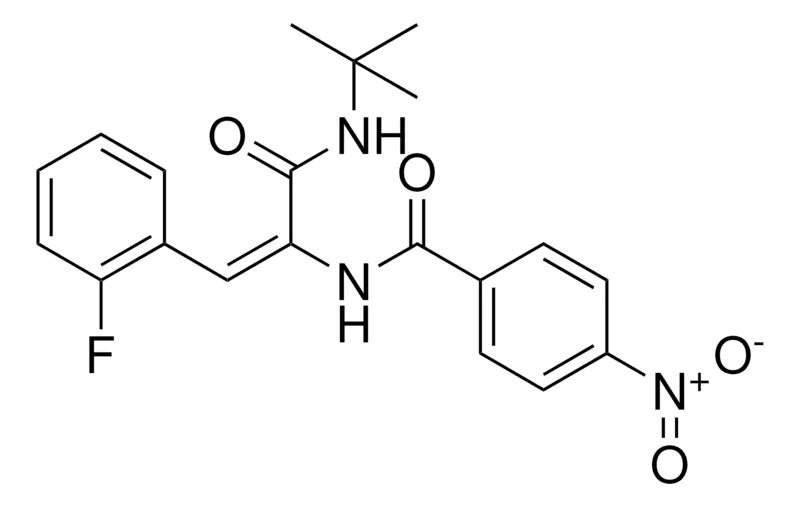 Sigma-Aldrich N-(1-TERT-BUTYLCARBAMOYL-2-(2-FLUORO-PHENYL)-VINYL)-4-NITRO-BENZAMIDE,AldrichCPR