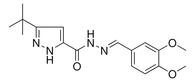 Sigma-Aldrich 5-TERT-BUTYL-2H-PYRAZOLE-3-CARBOXYLIC ACID (3,4-DIMETHOXY-BENZYLIDENE)-HYDRAZIDE,AldrichCPR
