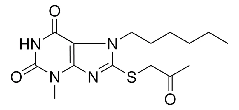 Sigma-Aldrich 7-HEXYL-3-METHYL-8-(2-OXO-PROPYLSULFANYL)-3,7-DIHYDRO-PURINE-2,6-DIONE,AldrichCPR